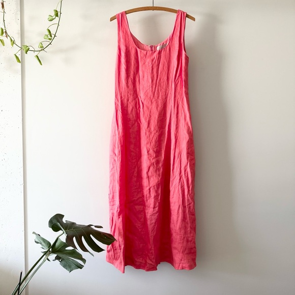 White Closet Elements pink midi dress AU 12 fits‎ US 8 Large - Picture 1 of 4